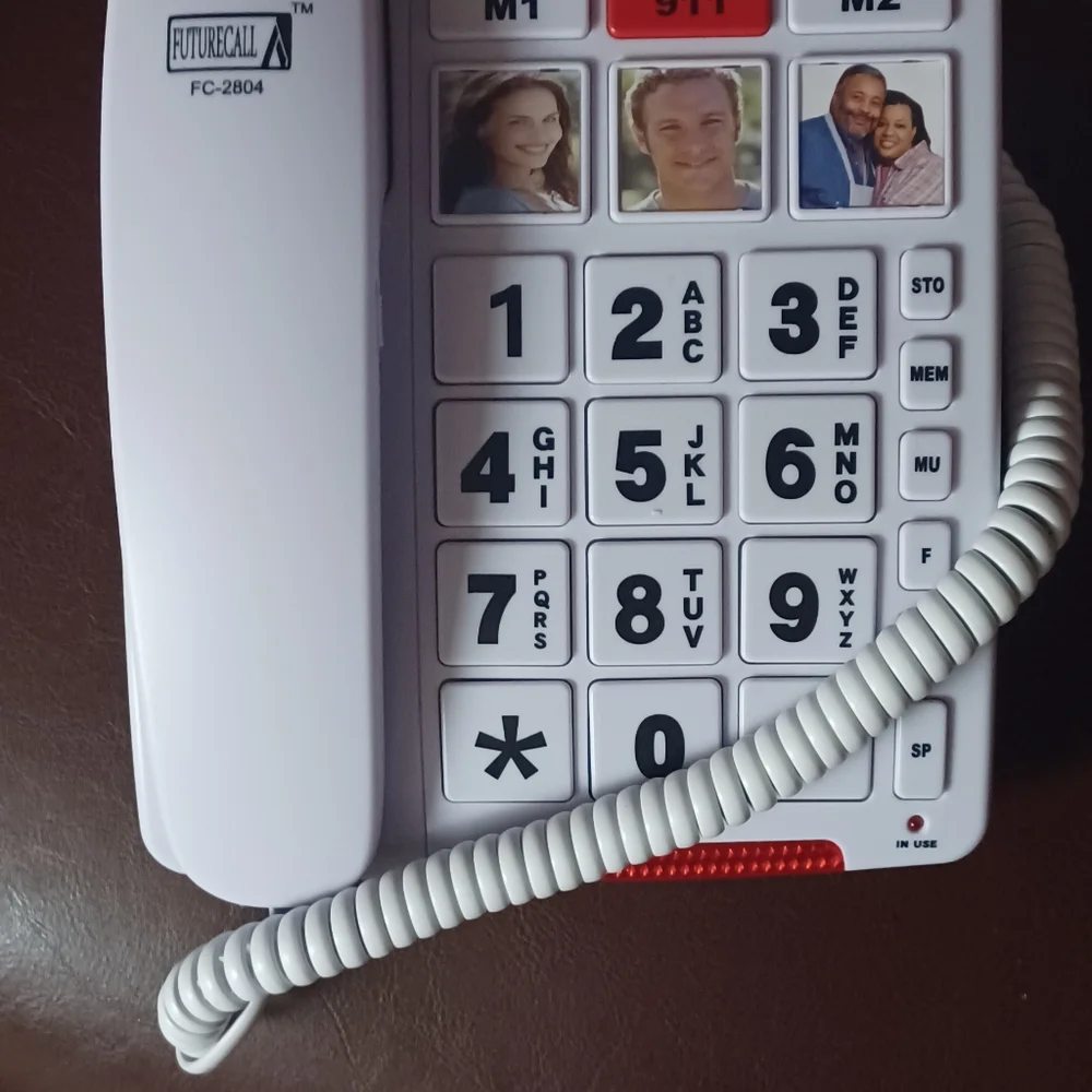 FUTURECALL FC 2804 phone with big numbers for seniors - Picture 5 of 5